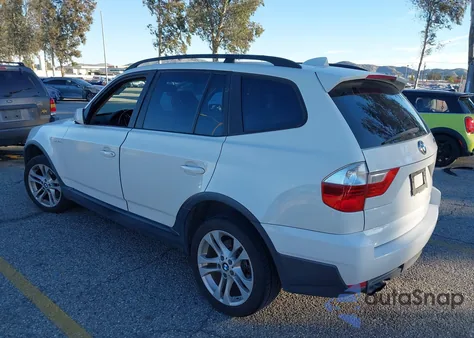 2007 BMW X3 3.0Si z USA, uszkodzony, nr VIN WBXPC93457WF20393